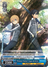 "Primary Trainee" Eugeo & Kirito (SAO/S65-TE11 TD) [Sword Art Online -Alicization-] - POKÉ JEUX