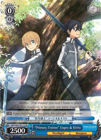 "Primary Trainee" Eugeo & Kirito (SAO/S65-TE11S SR) [Sword Art Online -Alicization-] - POKÉ JEUX