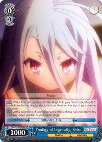 Prodigy of Ingenuity, Shiro (NGL/S58-E082S SR) [No Game No Life] - POKÉ JEUX