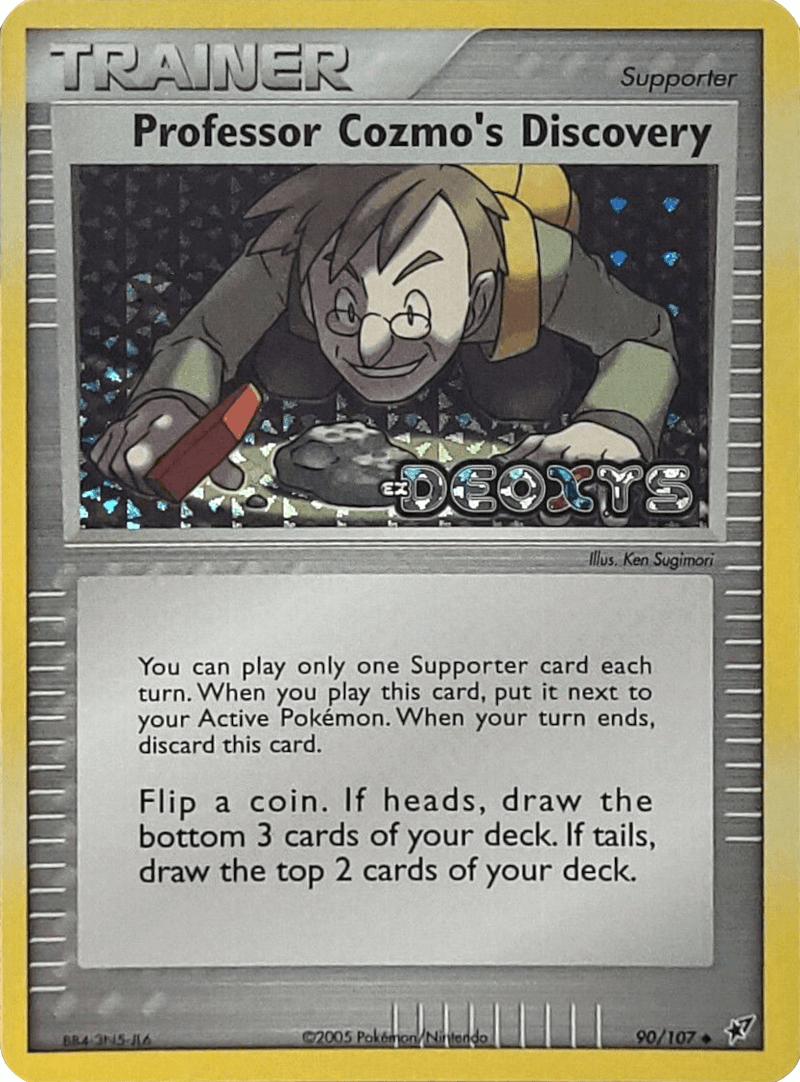 Professor Cozmo's Discovery (90/107) (Stamped) [EX: Deoxys] - POKÉ JEUX