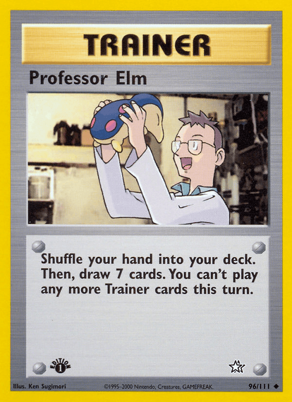 Professor Elm (96/111) [Neo Genesis 1st Edition] - POKÉ JEUX