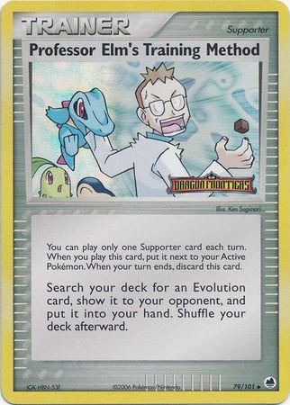 Professor Elm's Training Method (79/101) (Stamped) [EX: Dragon Frontiers] - POKÉ JEUX