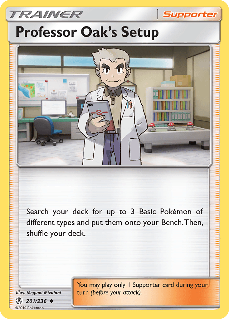 Professor Oak's Setup (201/236) [Sun & Moon: Cosmic Eclipse] - POKÉ JEUX