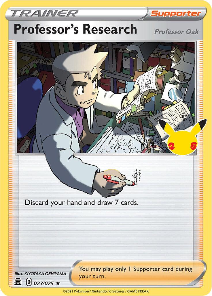 Professor's Research (023/025) [Celebrations: 25th Anniversary] - POKÉ JEUX