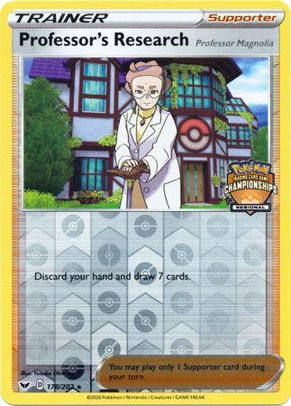 Professor's Research (178/202) (Regional Championship Promo) [Sword & Shield: Base Set] - POKÉ JEUX