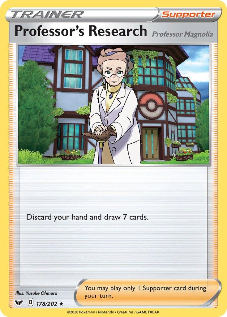 Professor's Research (178/202) [Sword & Shield: Base Set] - POKÉ JEUX