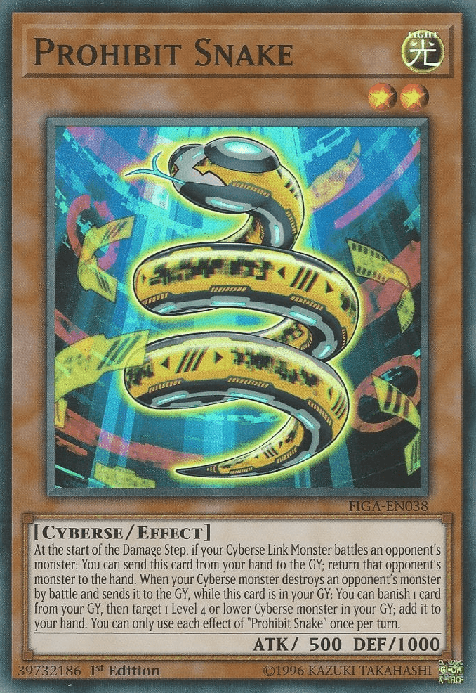 Prohibit Snake [FIGA-EN038] Super Rare - POKÉ JEUX