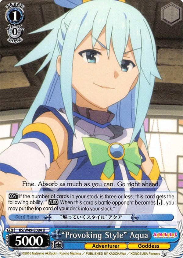 "Provoking Style" Aqua (KS/W49-E084 U) [KonoSuba] - POKÉ JEUX