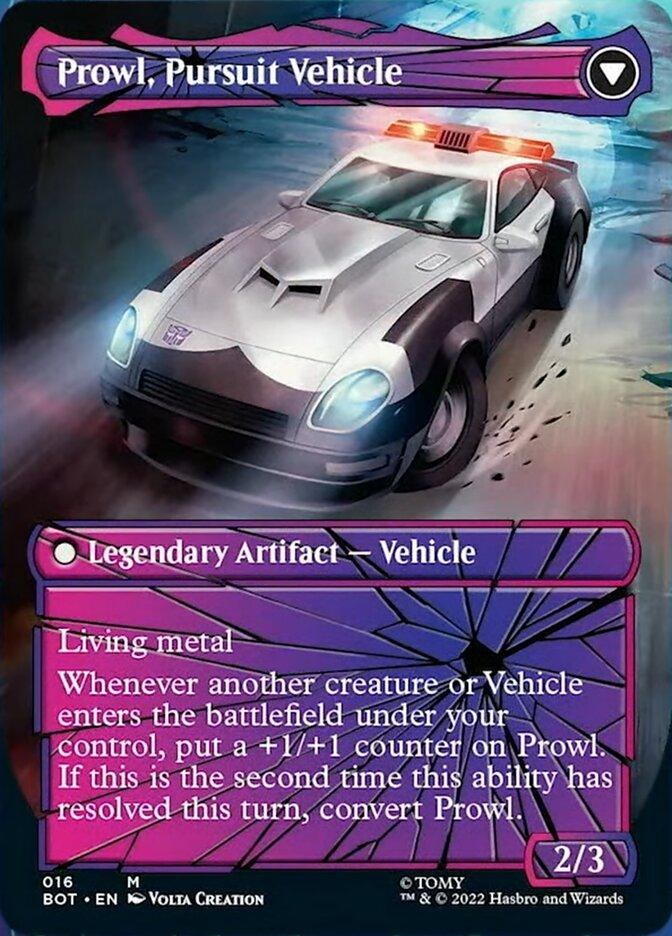 Prowl, Stoic Strategist // Prowl, Pursuit Vehicle (Shattered Glass) [Transformers] - POKÉ JEUX