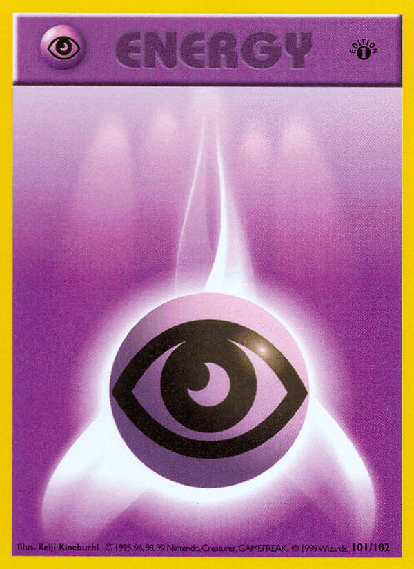 Psychic Energy (101/102) (Shadowless) [Base Set 1st Edition] - POKÉ JEUX