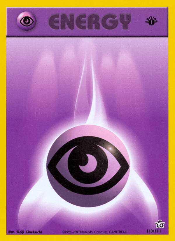 Psychic Energy (110/111) [Neo Genesis 1st Edition] - POKÉ JEUX