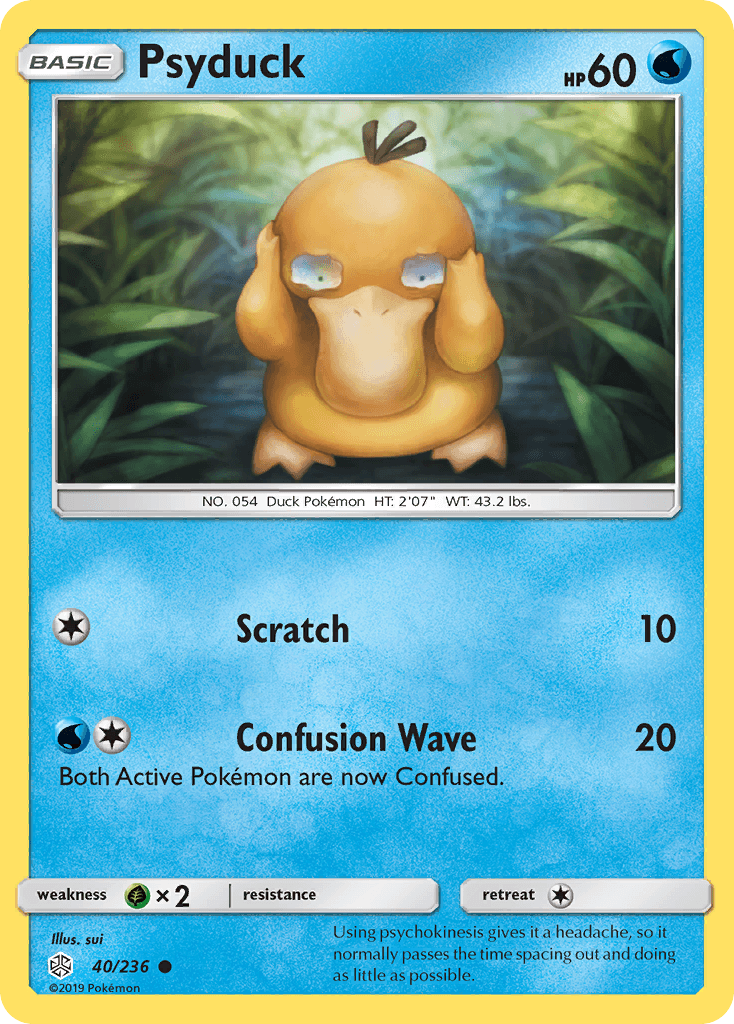 Psyduck (40/236) [Sun & Moon: Cosmic Eclipse] - POKÉ JEUX