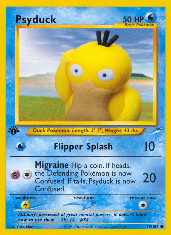 Psyduck (79/105) [Neo Destiny 1st Edition] - POKÉ JEUX