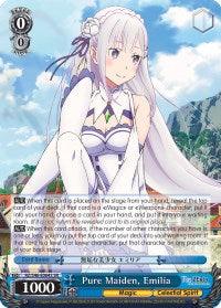 Pure Maiden, Emilia (RZ/S46-E064S SR) [Re:ZERO] - POKÉ JEUX