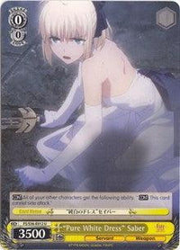 "Pure White Dress" Saber (FS/S36-E012 U) [Fate/Stay Night [Unlimited Blade Works] Vol. II] - POKÉ JEUX