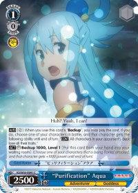 "Purification" Aqua (KS/W55-E091 C) [KonoSuba 2] - POKÉ JEUX