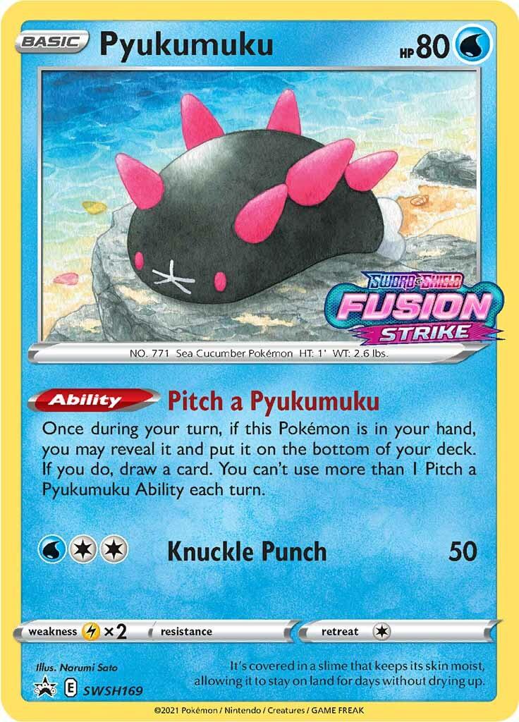 Pyukumuku (SWSH169) (Prerelease Promo) [Sword & Shield: Black Star Promos] - POKÉ JEUX