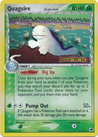 Quagsire (21/101) (Delta Species) (Stamped) [EX: Dragon Frontiers] - POKÉ JEUX