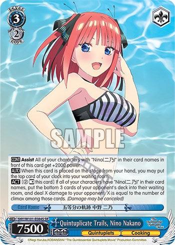 Quintuplicate Trails, Nino Nakano (5HY/W101-E084S SR) [The Quintessential Quintuplets Movie] - POKÉ JEUX