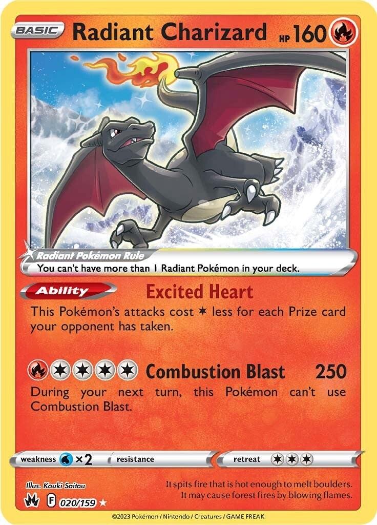 Radiant Charizard (020/159) [Sword & Shield: Crown Zenith] - POKÉ JEUX