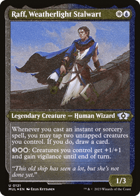 Raff, Weatherlight Stalwart (Foil Etched) [Multiverse Legends] - POKÉ JEUX