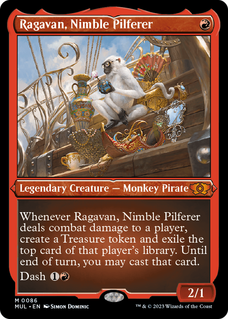 Ragavan, Nimble Pilferer (Foil Etched) [Multiverse Legends] - POKÉ JEUX