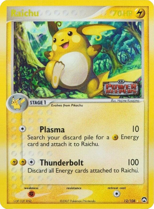 Raichu (12/108) (Stamped) [EX: Power Keepers] - POKÉ JEUX