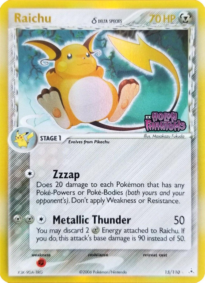 Raichu (15/110) (Delta Species) (Stamped) [EX: Holon Phantoms] - POKÉ JEUX