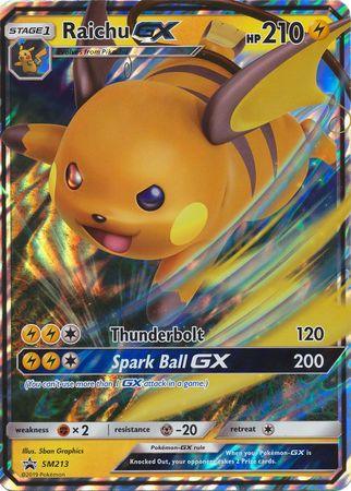 Raichu GX (SM213) (Jumbo Card) [Sun & Moon: Black Star Promos] - POKÉ JEUX