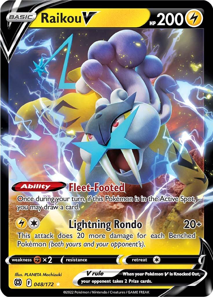 Raikou V (048/172) [Sword & Shield: Brilliant Stars] - POKÉ JEUX