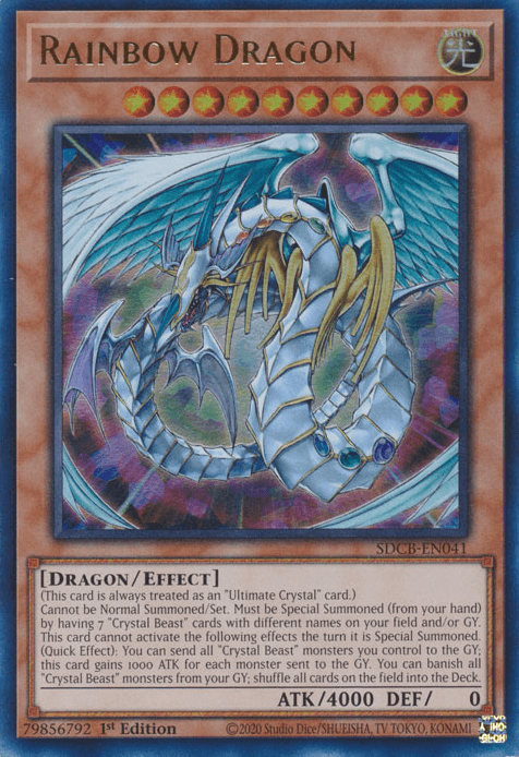 Rainbow Dragon [SDCB-EN041] Ultra Rare - POKÉ JEUX