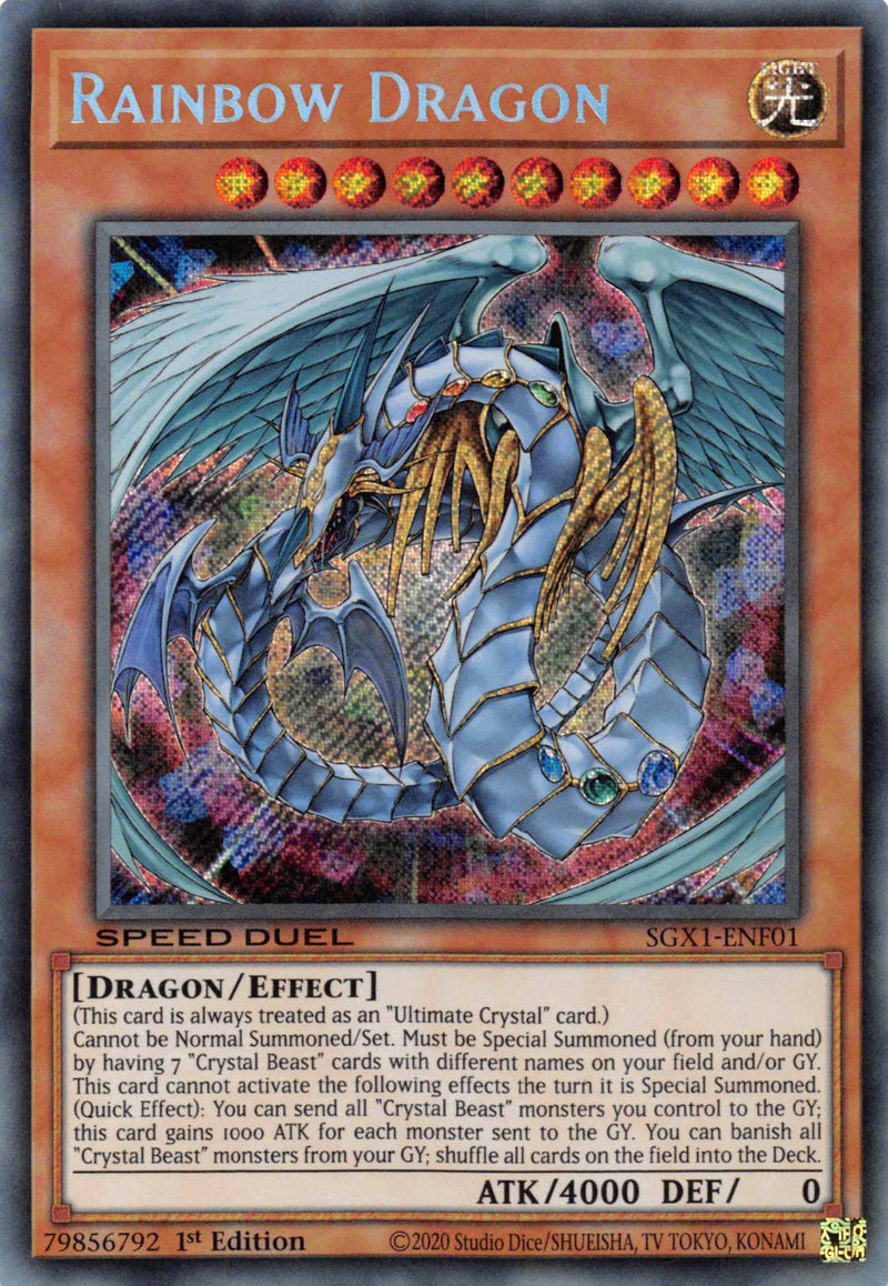 Rainbow Dragon [SGX1-ENF01] Secret Rare - POKÉ JEUX