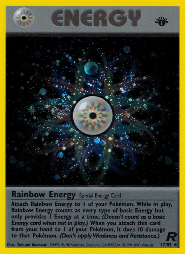 Rainbow Energy (17/82) [Team Rocket 1st Edition] - POKÉ JEUX