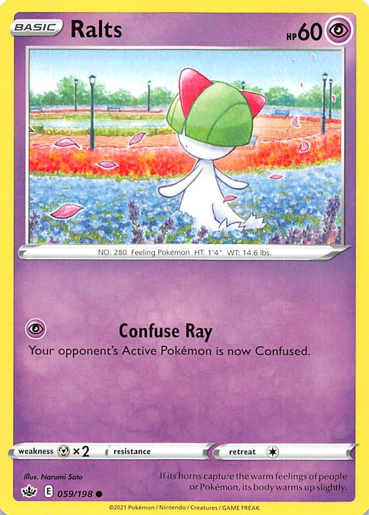 Ralts (059/198) [Sword & Shield: Chilling Reign] - POKÉ JEUX