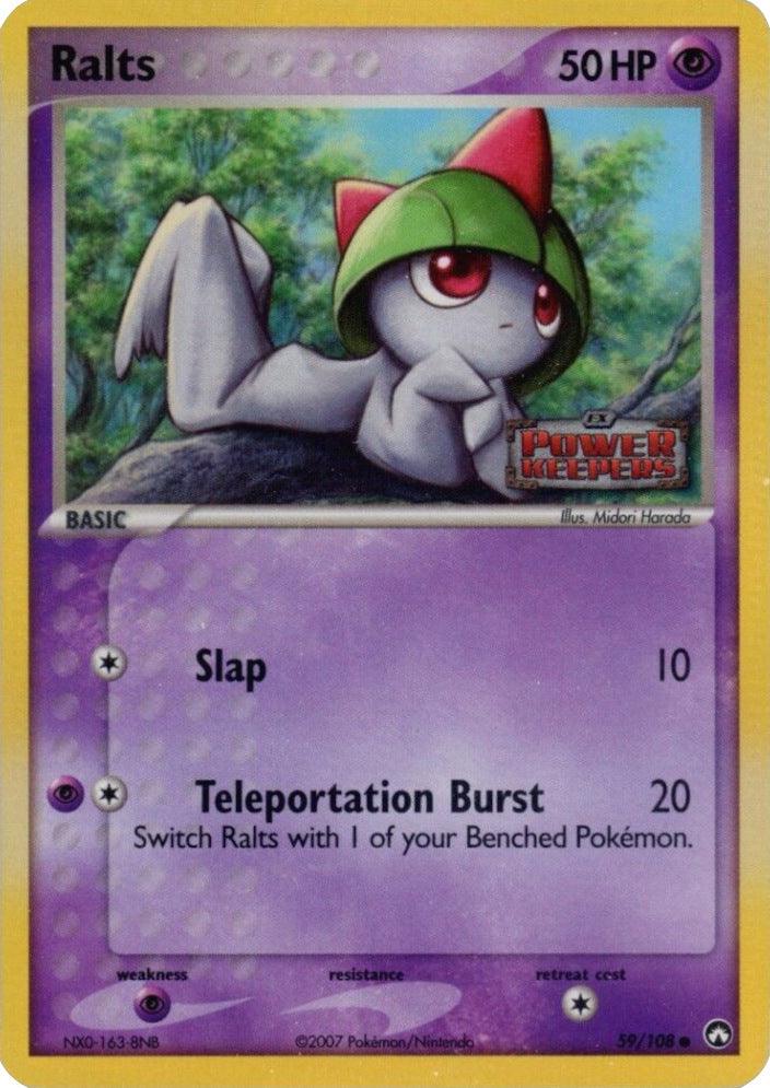 Ralts (59/108) (Stamped) [EX: Power Keepers] - POKÉ JEUX