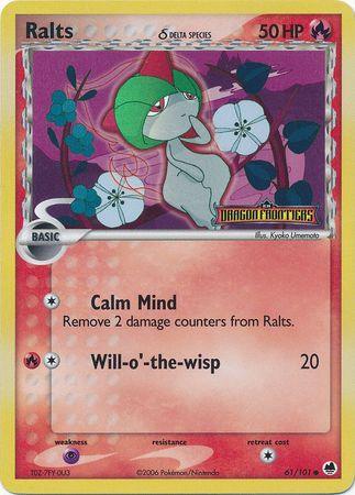 Ralts (61/101) (Delta Species) (Stamped) [EX: Dragon Frontiers] - POKÉ JEUX