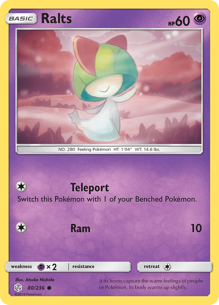 Ralts (80/236) [Sun & Moon: Cosmic Eclipse] - POKÉ JEUX