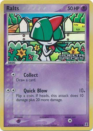 Ralts (81/113) (Stamped) [EX: Delta Species] - POKÉ JEUX