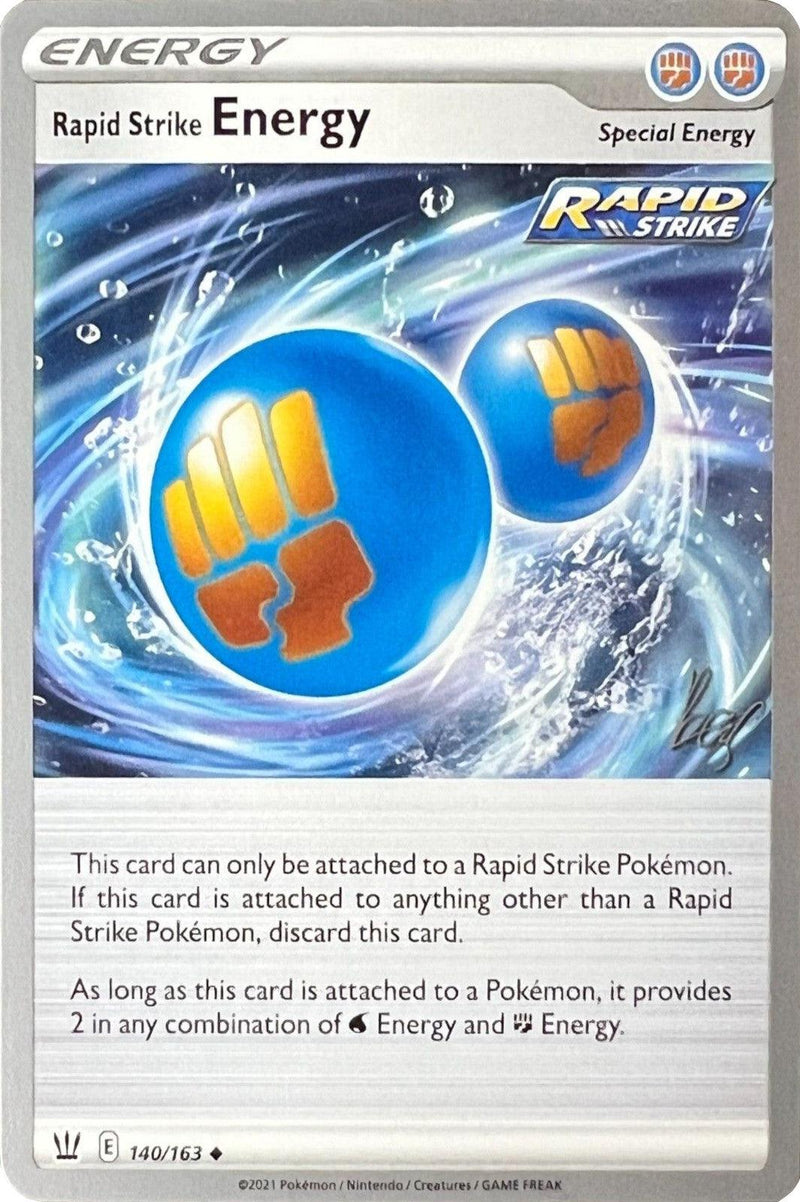 Rapid Strike Energy (140/163) (Cheryl Again - Sebastian Lashmet) [World Championships 2022] - POKÉ JEUX