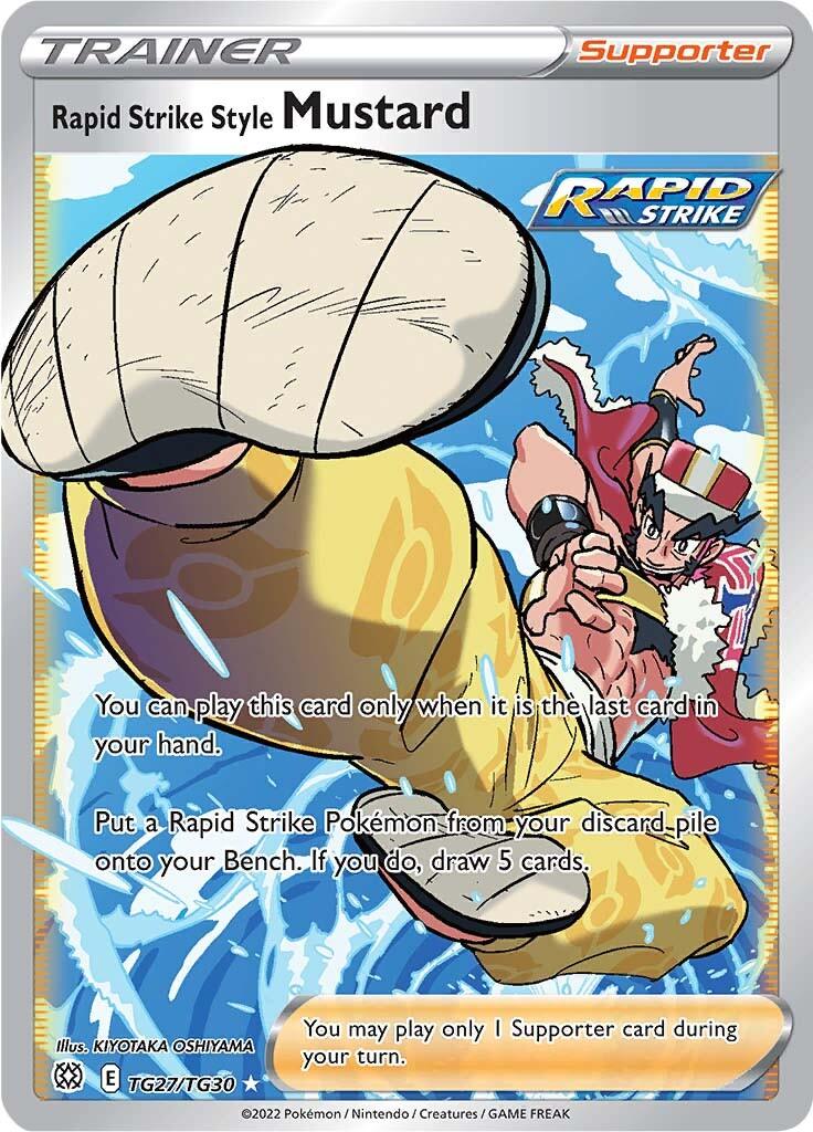 Rapid Strike Style Mustard (TG27/TG30) [Sword & Shield: Brilliant Stars] - POKÉ JEUX