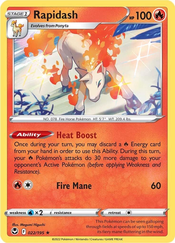 Rapidash (022/195) [Sword & Shield: Silver Tempest] - POKÉ JEUX