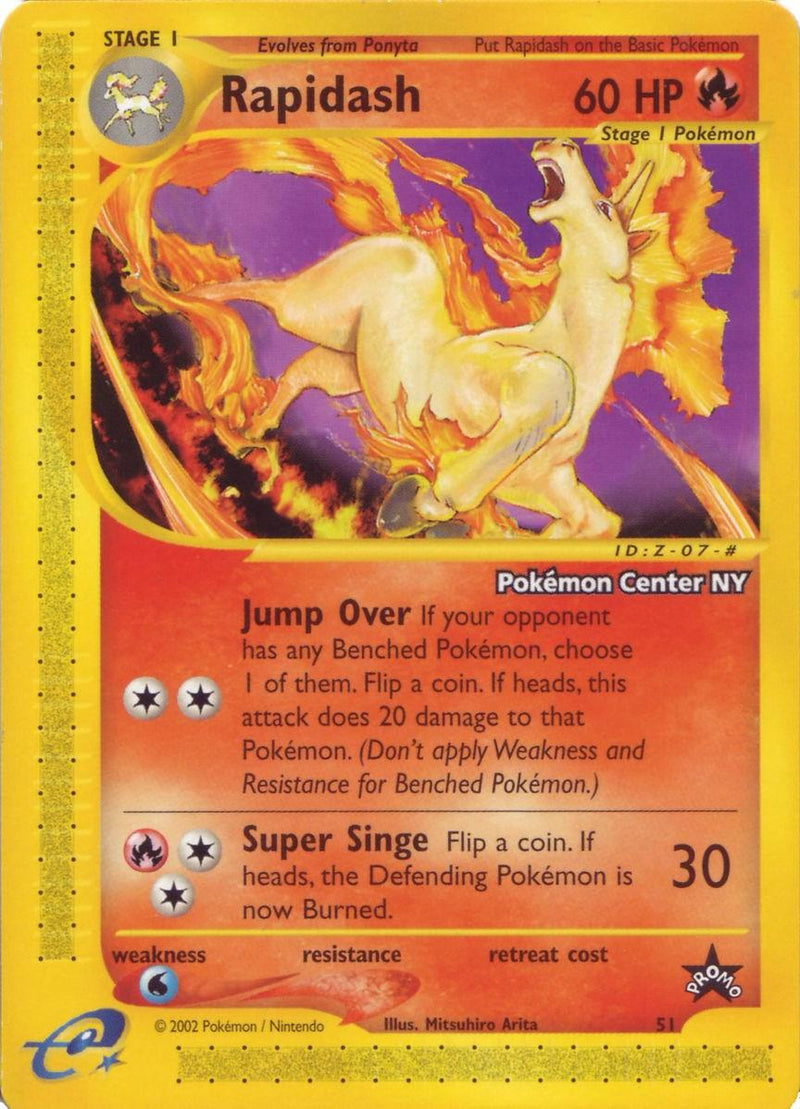 Rapidash (51) (Pokemon Center NY Promo) [Wizards of the Coast: Black Star Promos] - POKÉ JEUX