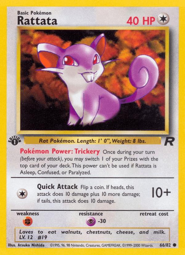 Rattata (66/82) [Team Rocket 1st Edition] - POKÉ JEUX