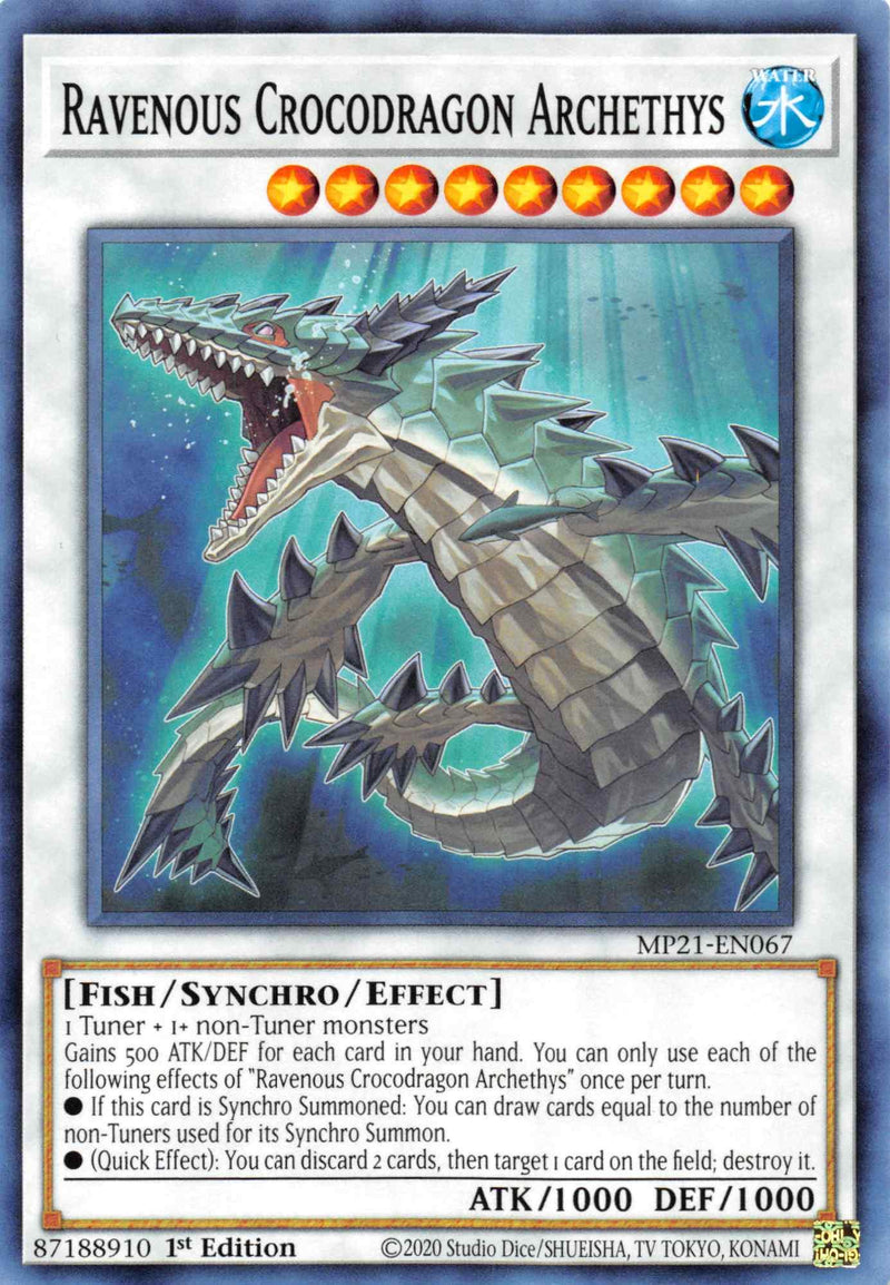 Ravenous Crocodragon Archethys [MP21-EN067] Common - POKÉ JEUX