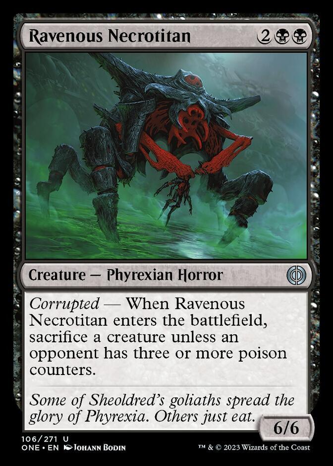 Ravenous Necrotitan [Phyrexia: All Will Be One] - POKÉ JEUX