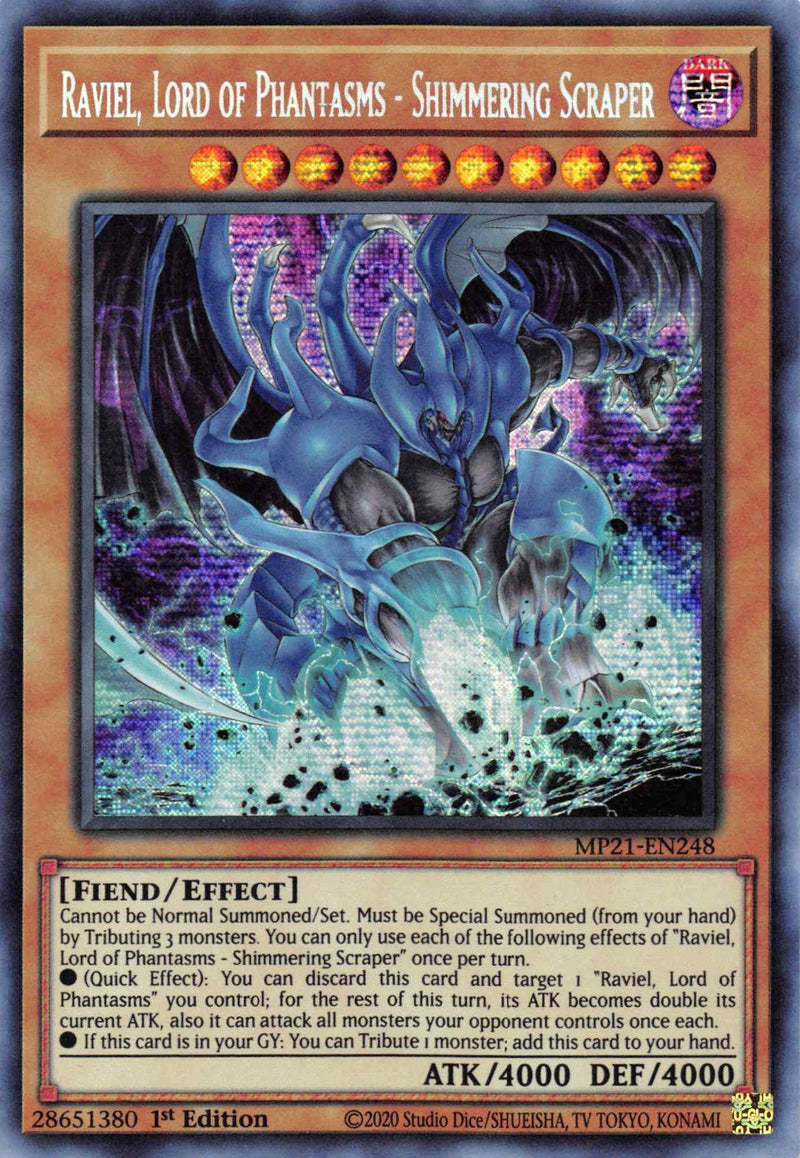 Raviel, Lord of Phantasms - Shimmering Scraper [MP21-EN248] Prismatic Secret Rare - POKÉ JEUX