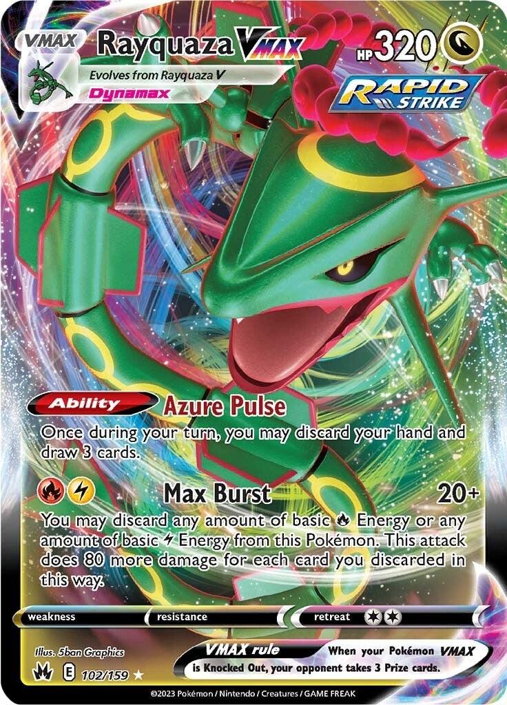 Rayquaza VMAX (102/159) (102) [Sword & Shield: Crown Zenith] - POKÉ JEUX