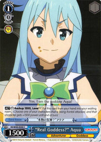 "Real Goddess?" Aqua (KS/W49-E090 C) [KonoSuba] - POKÉ JEUX