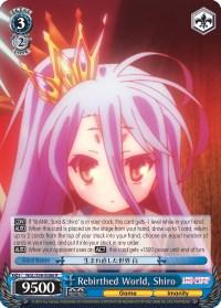 Rebirthed World, Shiro (NGL/S58-E086 R) [No Game No Life] - POKÉ JEUX