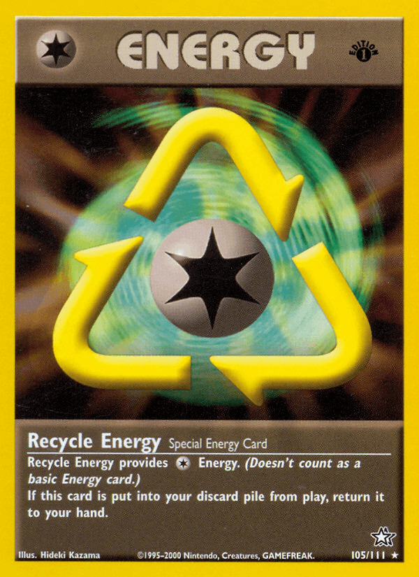 Recycle Energy (105/111) [Neo Genesis 1st Edition] - POKÉ JEUX